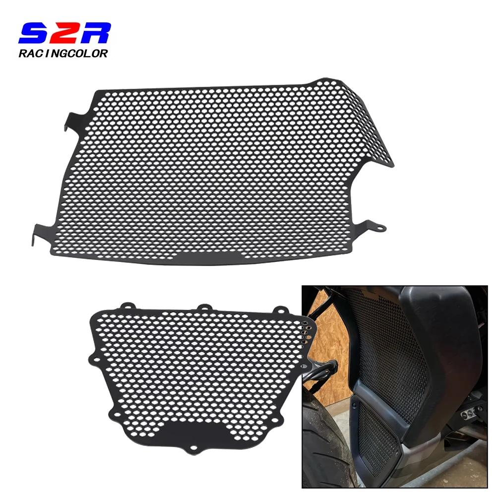 

Motorcycle Radiator Grille Cover Guard Oil Cooler Grill Guard For Ducati XDiavel Nera S Dark 2024 2023 XDiave Black Star