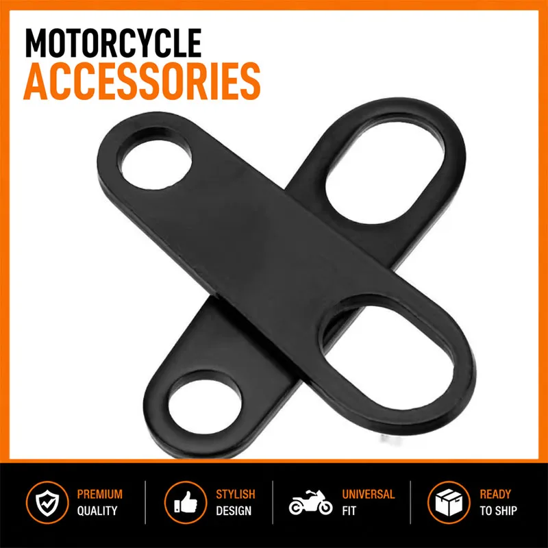 Universal Modifie Motorcycle Turn Signal Indicator Light Lamp Holder Expand Shock Brackets Turn Signal Warning Lamp Cafe Racer