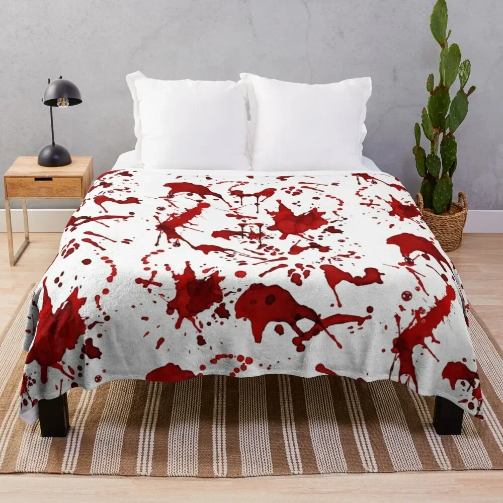 

Blood Splatter Throw Blanket Personalized Gift Blankets For Baby Blankets