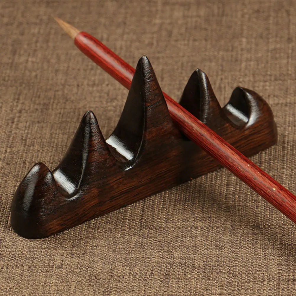 Pen Ink Calligraphy Holder Writing Brush Chinese Painting Halloween Christmas Desk Pen Holder Brush Pen Holder Red