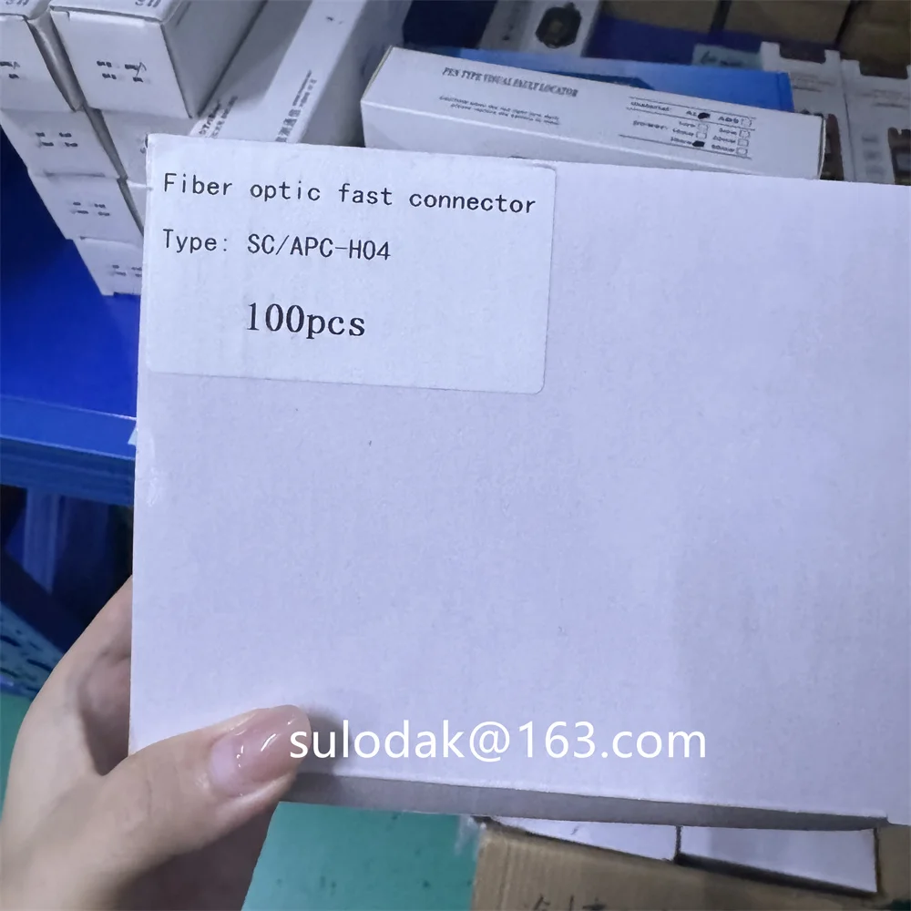 موصل سريع من الألياف الضوئية SC-APC مدمج مسبقًا من FTTH، موصل بارد من الألياف الضوئية، موصل بارد للراديو والتلفزيون #3