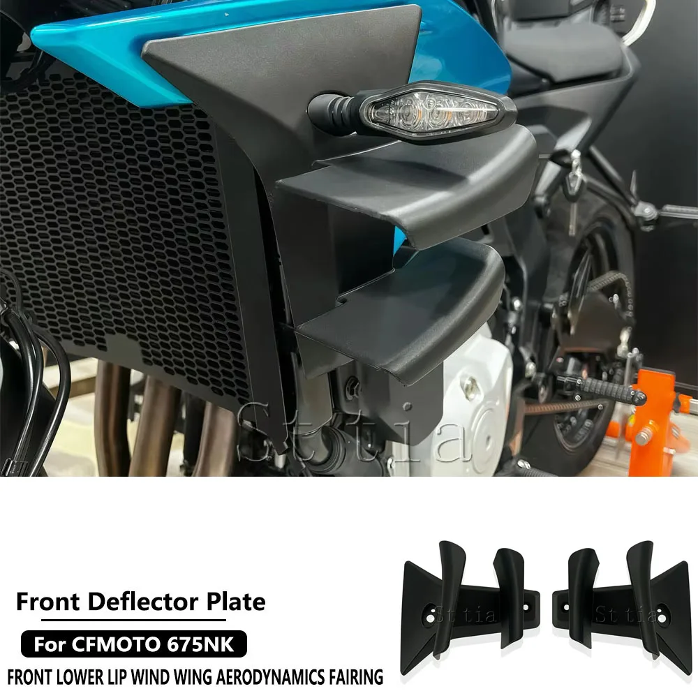 

675NK Side Wing Side Spoiler FRONTAL SPOILERS For CFMOTO 675 NK 2024 2025 2026 Front spoiler Lower Spoiler Flank
