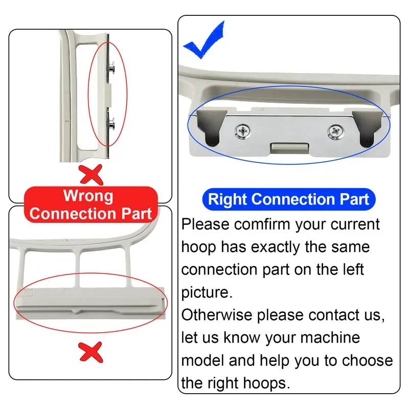 Multi-functional Computerized Embroidery Machine Special Plastic Embroidery Hoop Four-piece Set Pattern Frame