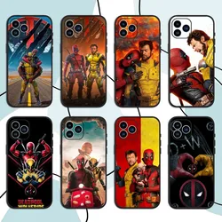 Etui na telefon MINISO Deadpool Wolverine do Samsung Galaxy S24 S23 S22 S21 S20 Ultra Plus S20FE FE Cover