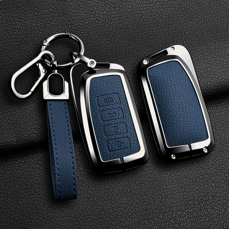 Suitable for Lexus ES300h ES350 NX300h NX300 LX570 Rx450h 2020 2017 2016 car alloy leather key cover key bag buckle accessories