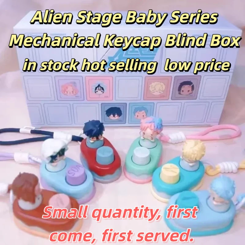 【In Stock】Genuine Alien Stage Baby Mechanical Keycap Series Blind Box Cute Ivan Luka Mizi Till Toy Fans Gift Halloweentrend