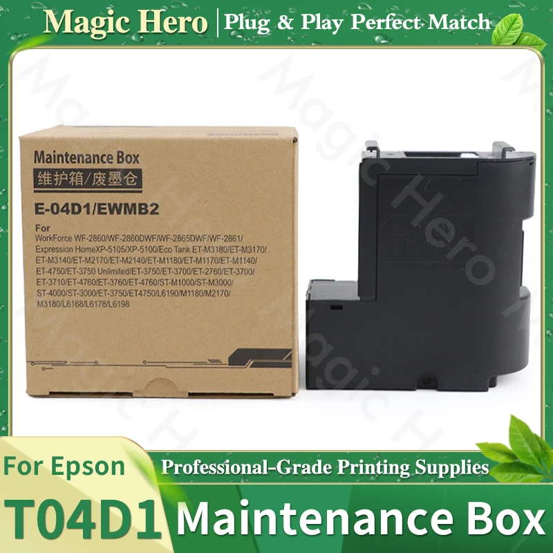 T04D1 EWMB2 T04D100 C13T04D100 Maintenance Box For Epson ST-4000 ST-3000 ET3750 ET4750 L6190 M1180 M2170 M3180 L6168 L6178 L6198