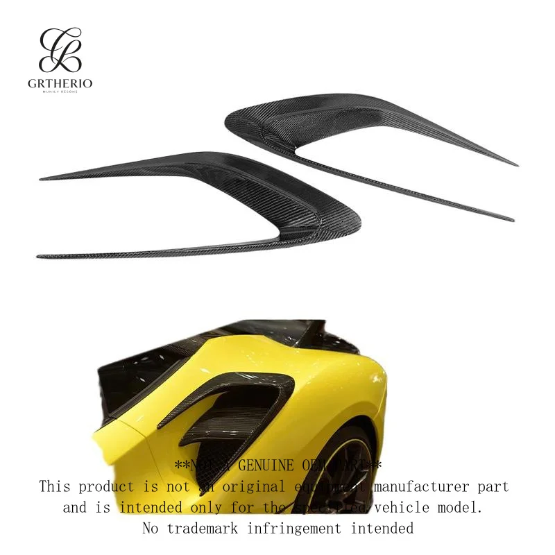 Suitable for Ferrari 488 with added carbon fiber , fender , and rear intake air vents