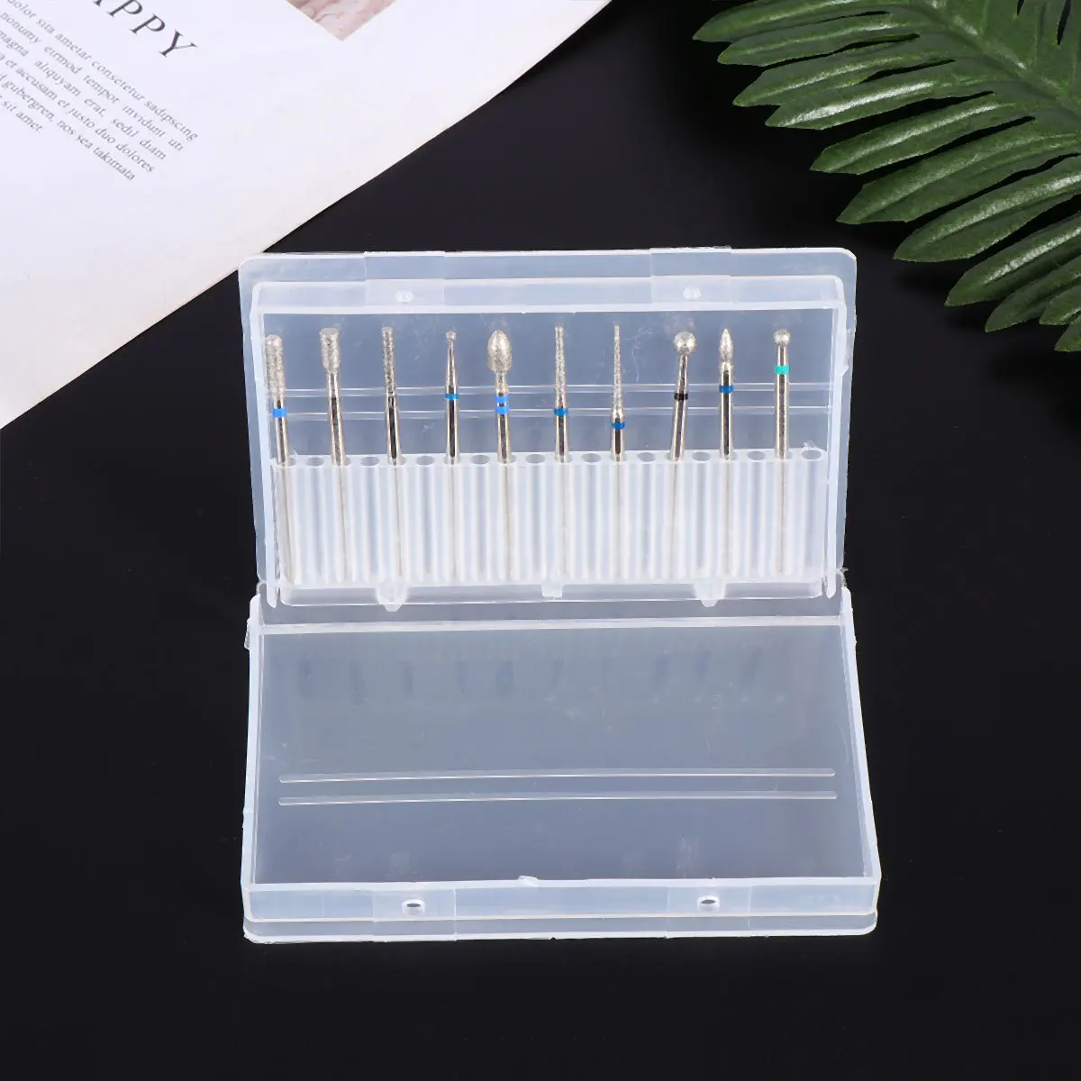 1Set Nail Grinding Head Kit Tungsten Steel Cuticle Clean Drill Set for Natural Artificial Nails Manicure Pedicure DIY Nail Art
