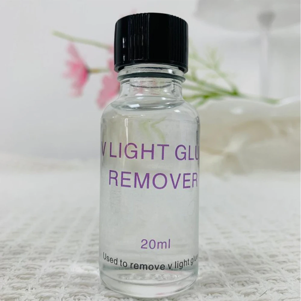 Remover สําหรับเทคโนโลยี V-Light Hair EXTENSION วิกผมกาว 20g V-Light รวมผม Remover โปร่งใส V-Light hair EXTENSION กาว