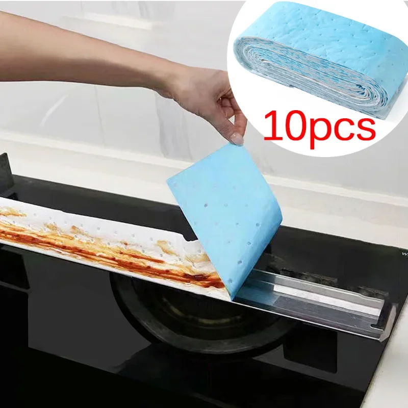 Kitchen Range Hood Filter Oil-absorbing Cotton Universal Oil Filter Paper Side Suction Non-woven Absorbing Pad Cleaning Tools