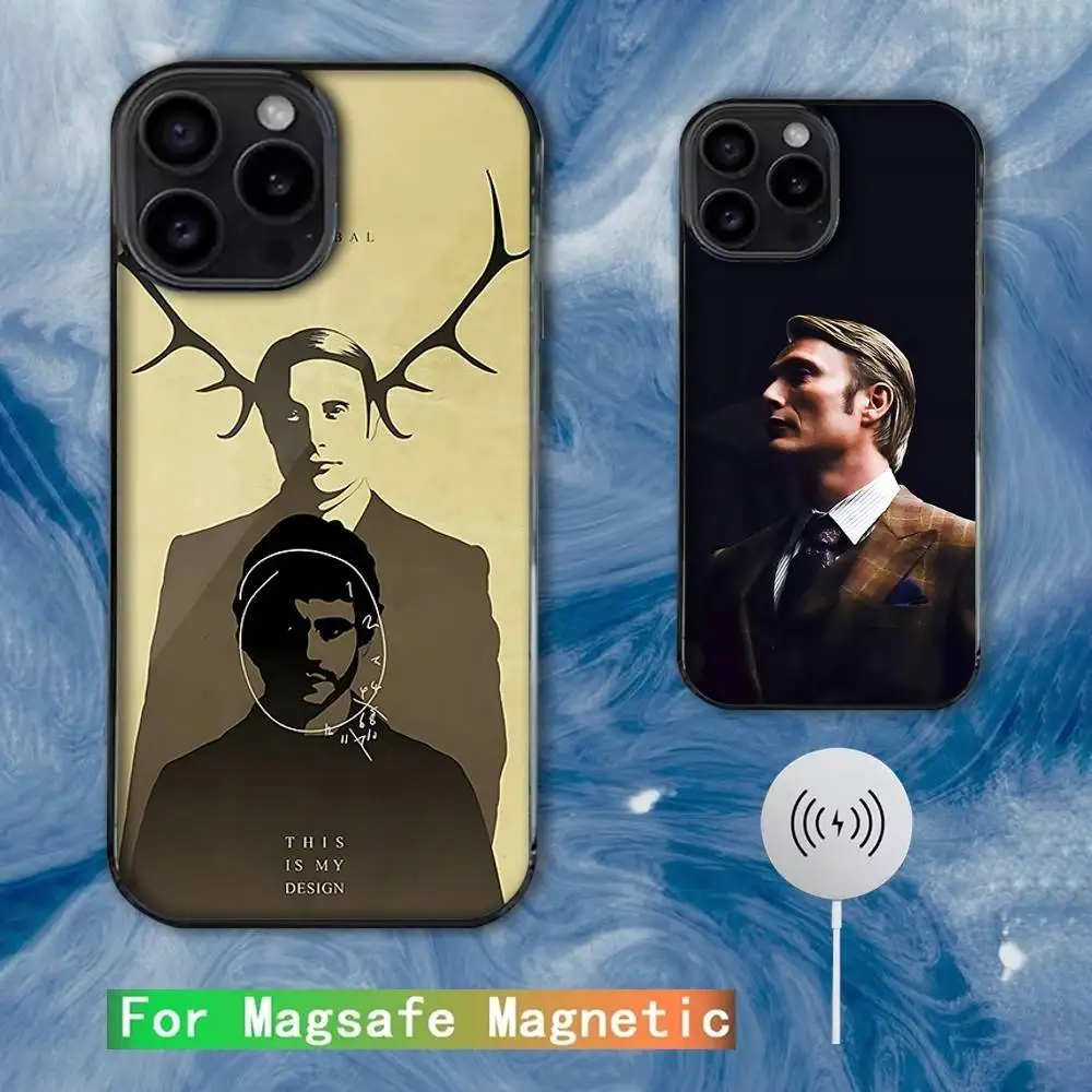 

H-Hannibal Will Graham Phone Case For iPhone 16e,16,15,14,13,12,11,Plus,Pro,Max,Mini Magsafe Magnetic Wireless Charging