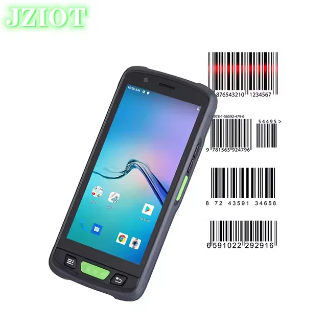 Handheld Android PDA With 6000mAh 1D 2D Scanner 4G Wifi Pda Portable Terminal Rugged Design NFC RFID CPU Processor