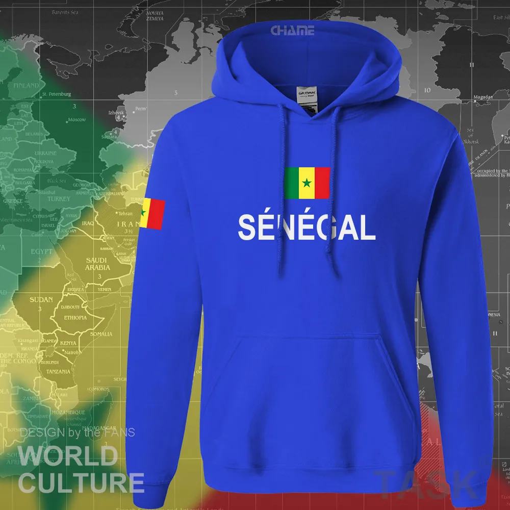 Senegal SEN hoodie men sweatshirt sweat new hip hop streetwear tracksuit nation footballer sporting country africa Senegalese