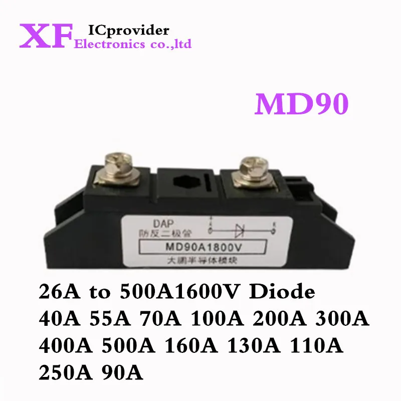 MD90-16 Photovolta Anti-recoil Diode 26A to 500A1600V Diode 40A 55A 70A 100A 200A 300A 400A 500A 160A 130A 110A 250A 90A