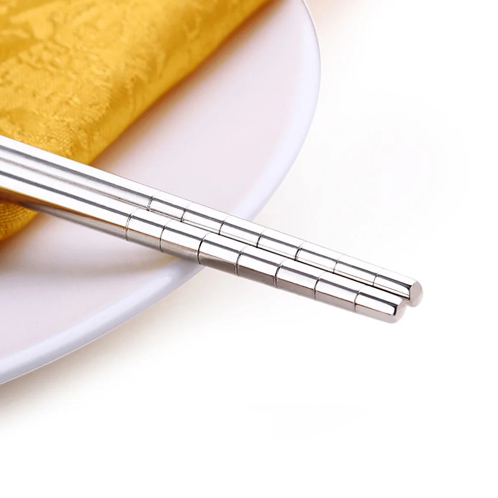 

2Pair Extra Long 14 Inch Stainless Steel Chopsticks for Hot Pot Cooking Frying Noodle Safe Non Absorbent Silver
