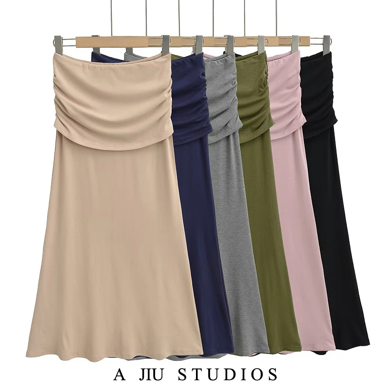 

Kardaian Sle Fi Tail f Skirt Women's Sexy Slimming Long Dr Comfortable Drapey High Waist Folr Streetwear