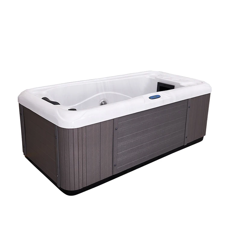 Piscina de Hidromasaje Pequeña para Familias de 2 Personas, Piscina de Acrílico con Jets de Masaje, Piscina de Spa de Lujo, Jacuzzi Exterior Sensual