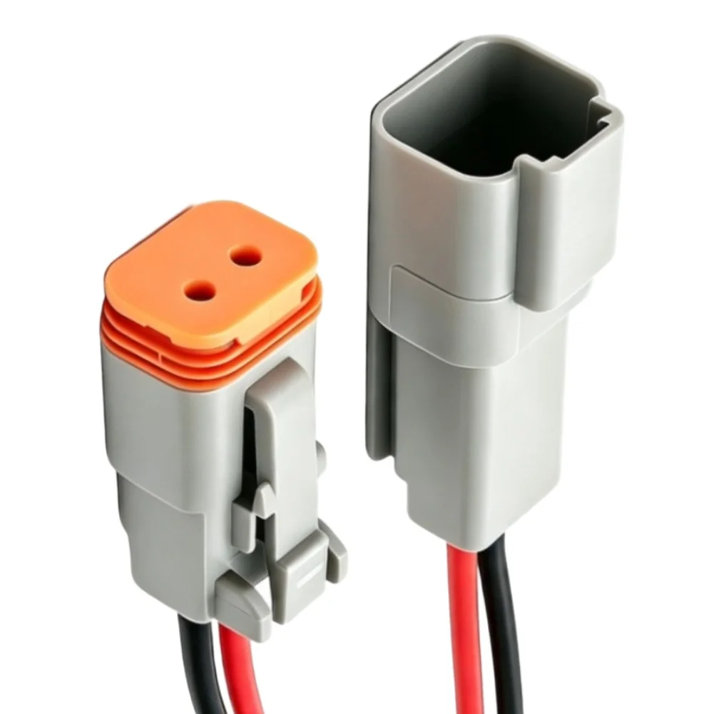 For Dt Male Female Waterproof Connector Kit 5 Pair for Automotive Use 125C Rating IP65 10A 22V 1mm Wire 15cm Length