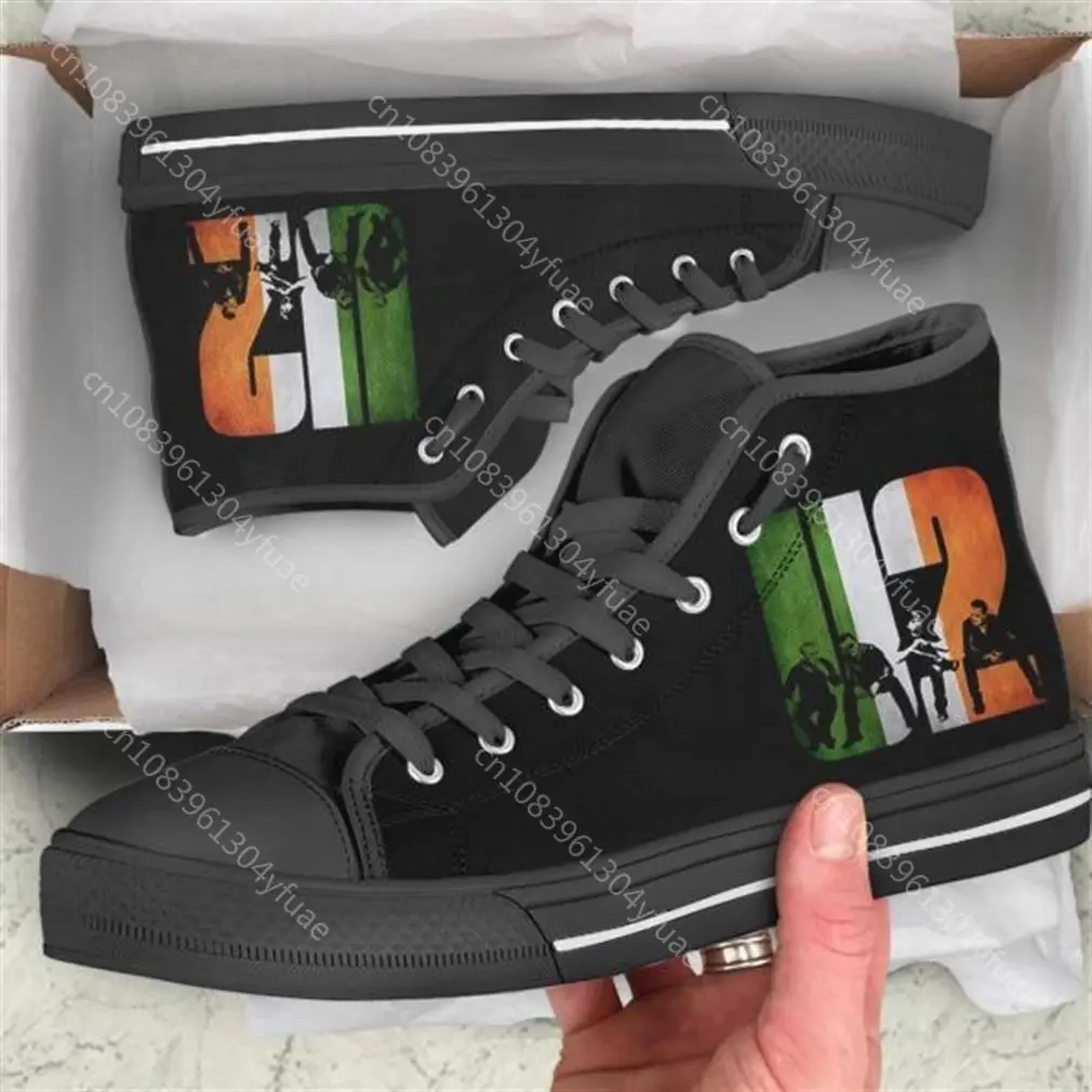 Hot Cool Fashion Pop Funny New Summer High Quality Sneakers Casual Shoes Men Women U2 Band Latest High Top Classic Board Shoes