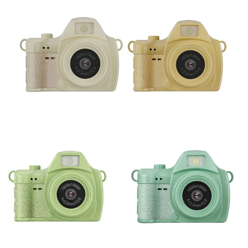 E15A Rechargeable Kids Camera with Color Screen and Manual Controls 180mAh Battery