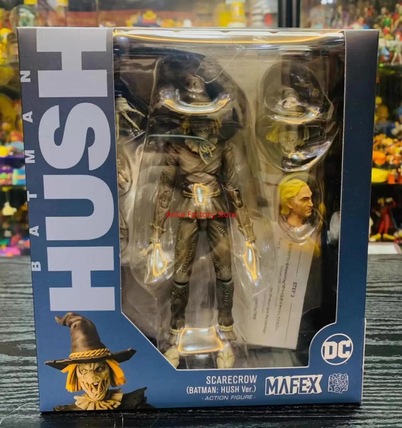 En Stock, Medicom Toy MAFEX No.229, Mafex 229 BATMAN HUSH Ver. Figura de acción de espantapájaros, modelo de anime, juguetes