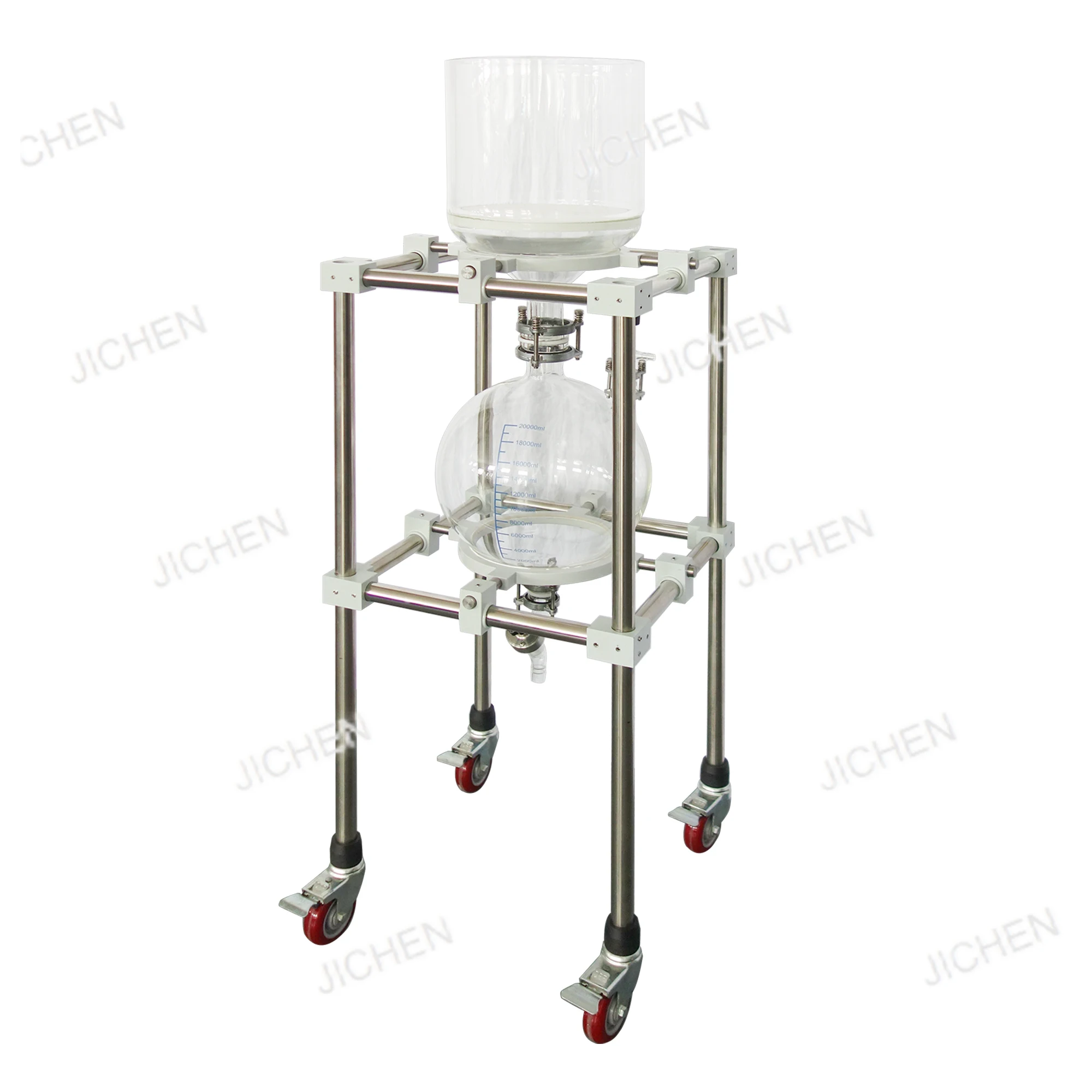 

50L Lab Glass Nutsche Purification Filter with Industrial Vacuum Pump for Industrial Filtration Equipment