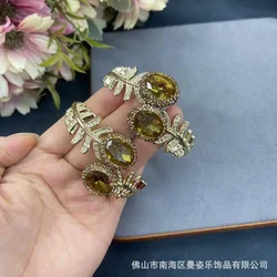 Turkey sultanite  stone feather color-retaining opening bracelet magic gemstone supply New wholesale