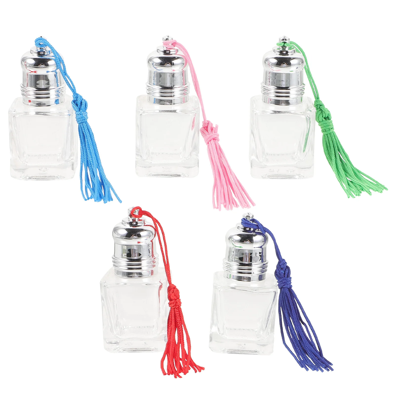 5 قطعة زجاجات عطر قابلة لإعادة الملء زجاجات دوارة زجاجية فارغة زيت طبيعي للسفر مانعة للتسرب زجاجة دوارة محمولة للسفر #6