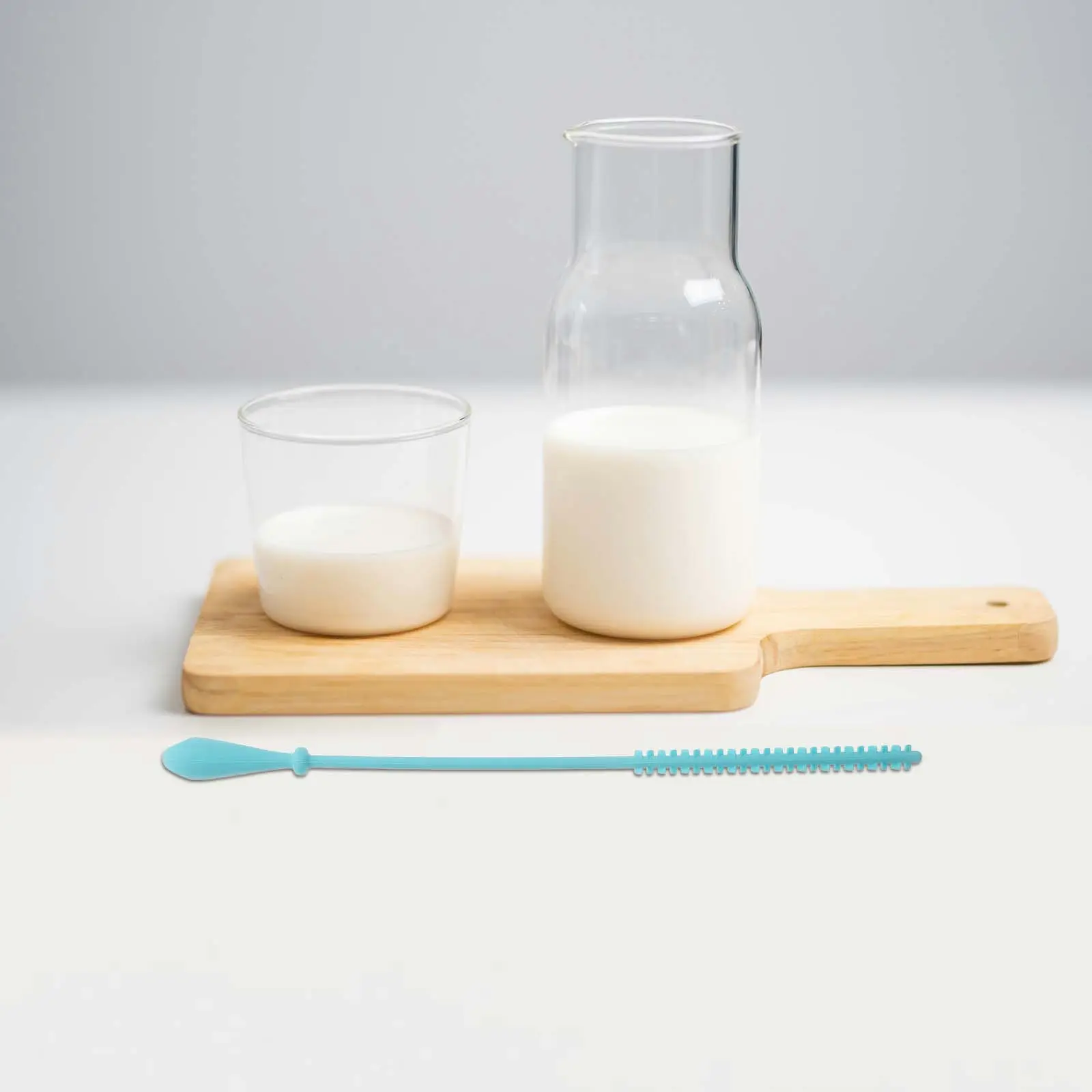 Reusable Silicone Bottle Brush Cleaner Soft Flexible Tip for Bottles Straws Cups Long Straw Cleaner Multifunctional Kitchen