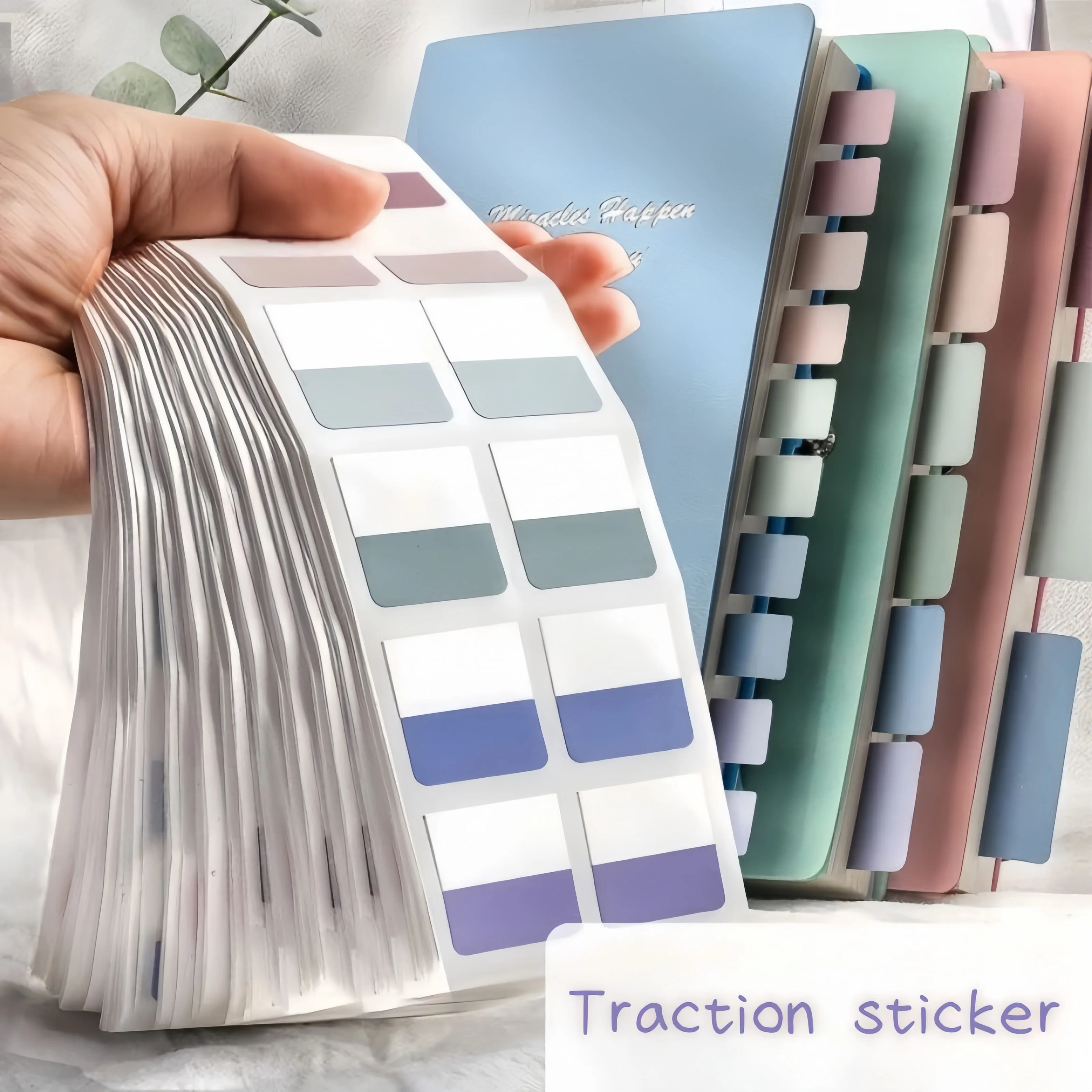 Colored Page Markers, Fluorescent Sticky Tabs, Neon Sticky Notes Flags, Waterproof Writable Translucent Page Flags For Books