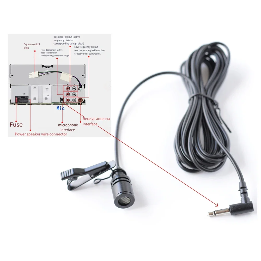 Wear-resistant Car Microphone Car Microphone Car Radio Microphone Navigation Microphone External Microphone Assembly