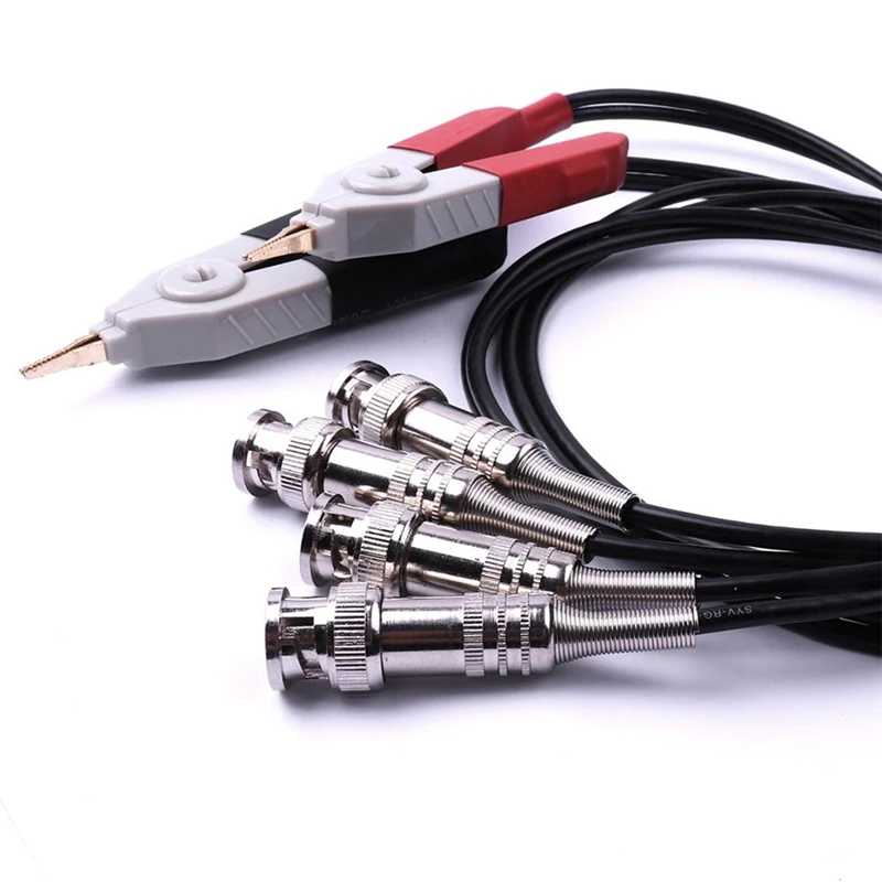 600-700MM LCR Meter Test Leads Clip Terminal Kelvin Line LCR Meter Test Leads Clip