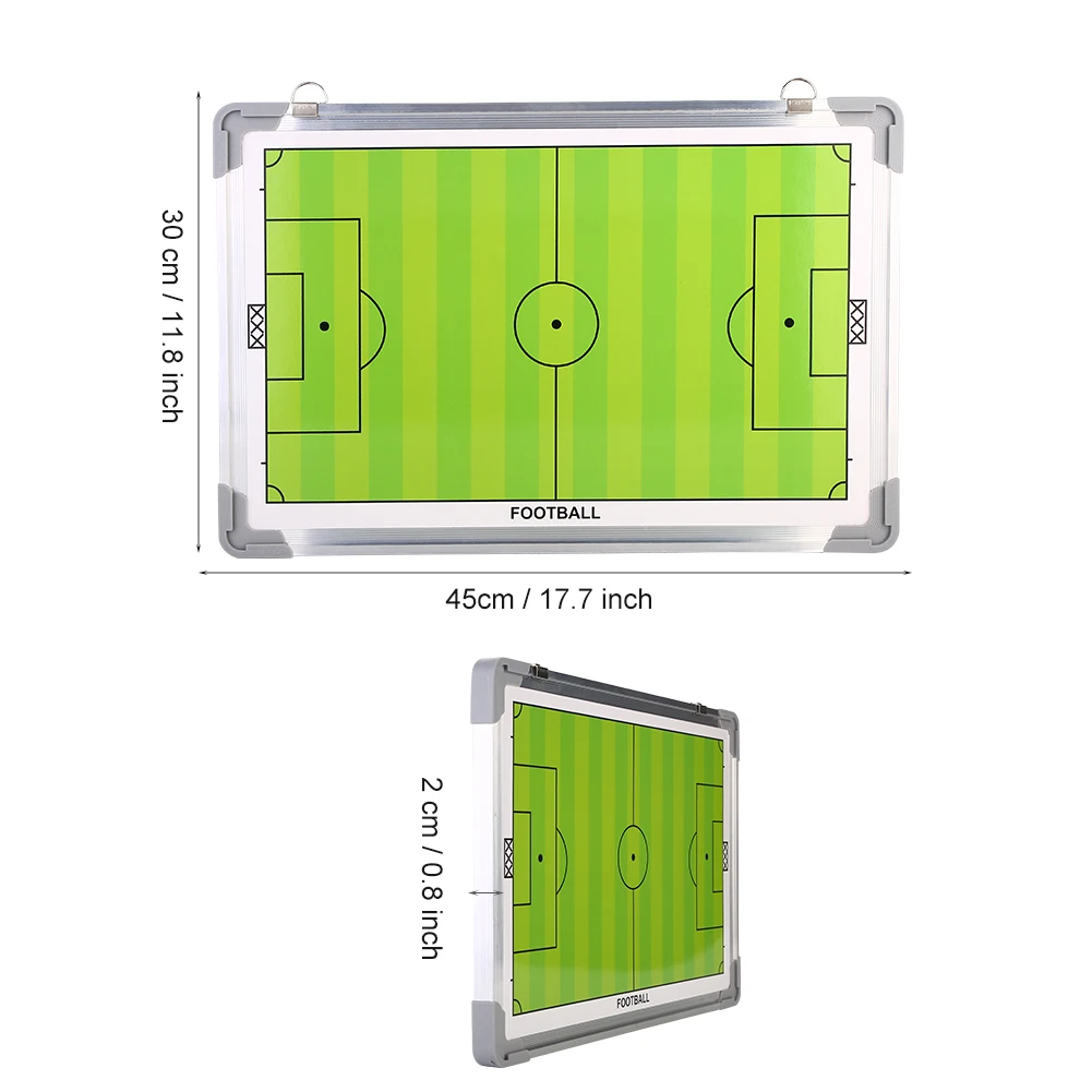 Strategi Coach Foottball Magentic, peralatan latihan papan logam ringan dengan pena