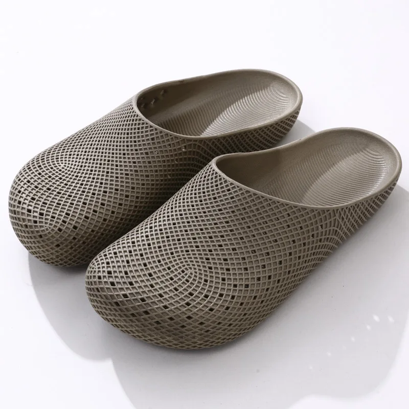 Lightweight Non Slip Half Slippers Men Summer Breathable Hole Clogs Slip On Safety Shoes for Kitchen Outdoor Work - view 5