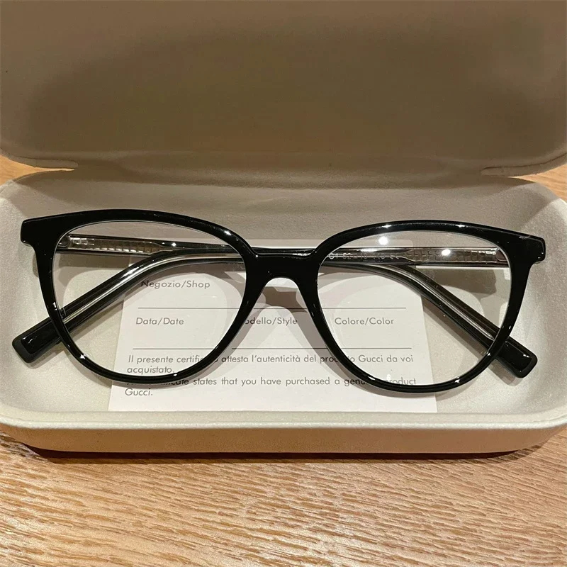 EYORA Comodi occhiali da lettura retrò Cat Eye Anti luce blu Occhiali miopia Occhiali da vista progressivi fotocromatici