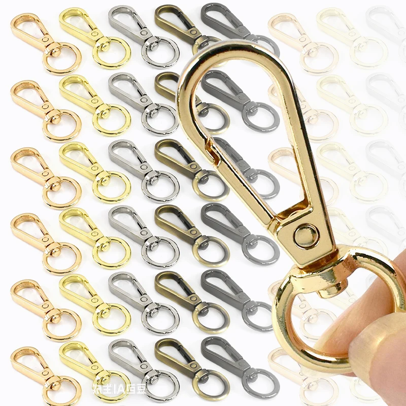 

5/10 шт. 13*50 мм металлические пряжки ремень для сумки поворотная застежка-лобстер карабины ошейник для собак брелок карабин зажимы аппаратные аксессуары