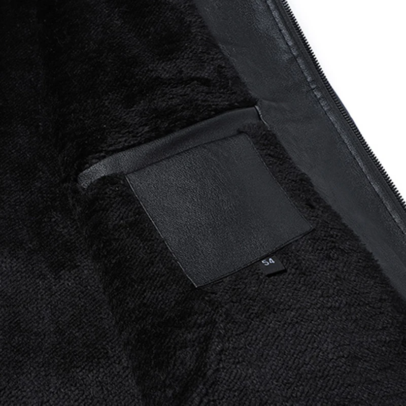 2025 جديد سميكة الدافئة الرجال سترة جلدية عادية في الهواء الطلق يندبروف معطف جلد سميكة الكلاسيكية بلون سترة ملابس رجالي