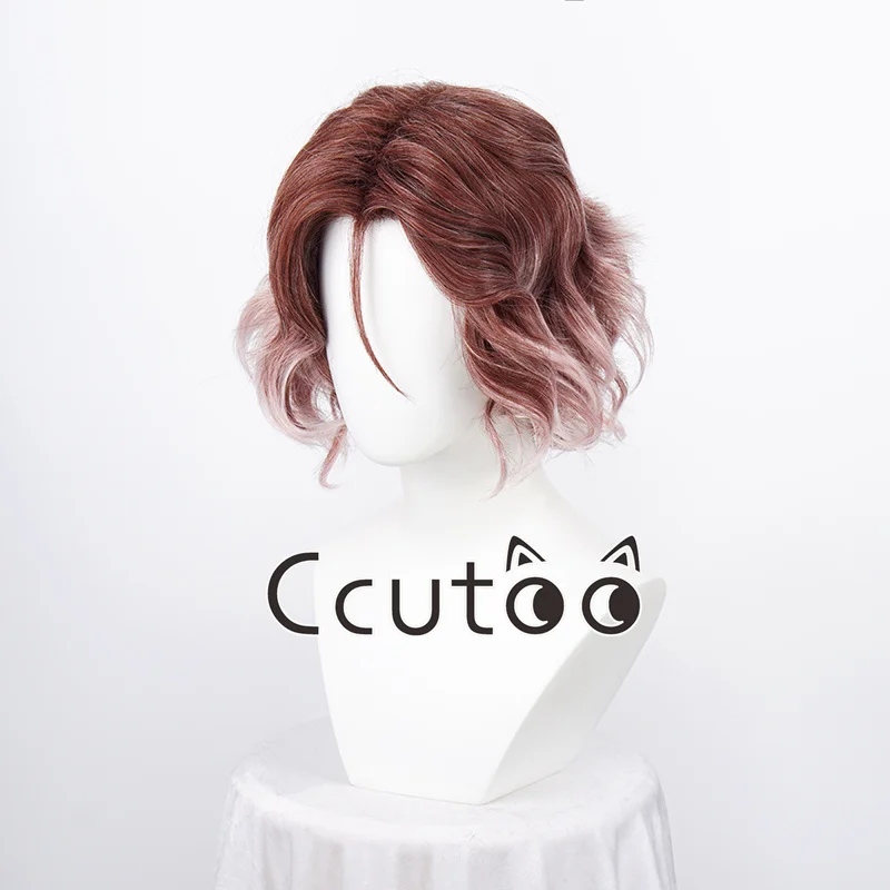 DIABOLIK LOVERS Sakamaki Raito Short Cosplay Wig Heat Resistant Synthetic Hair Curly Wigs + Free Wig Cap