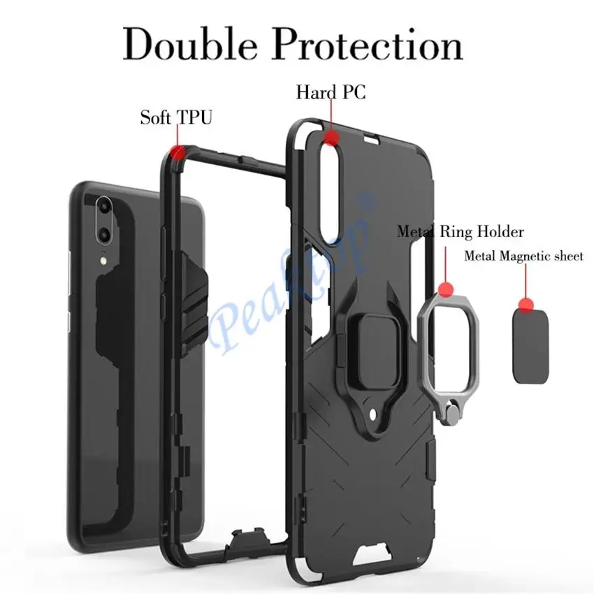 Dla OPPO Reno 2 Z 2Z 2F Case magnetyczny samochód pierścień odporny na wstrząsy pancerz etui na OPPO Reno 2Z 2F 2 Z RenoZ Reno2 Reno2F Reno2Z Coque