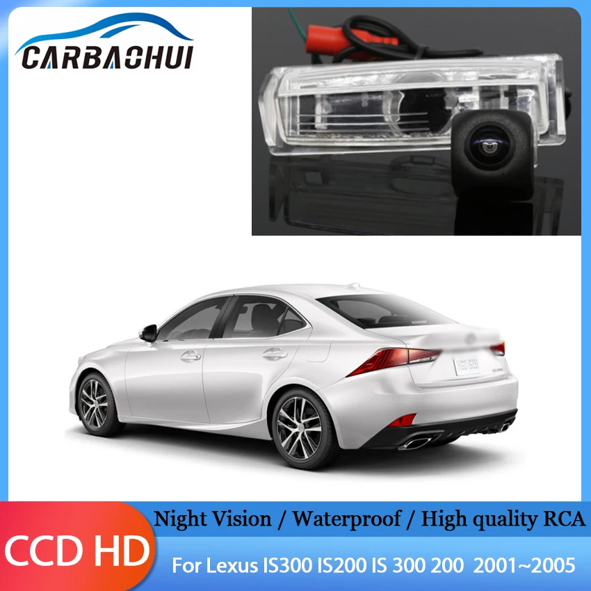 

Камера заднего вида Камера заднего вида Автомобильная камера заднего вида Full HD CCD ночного видения для Lexus IS300 IS200 IS 300 200 2001 ~ 2005