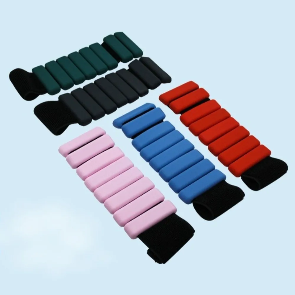 

1Pair 1/2lbs Load Bearing Wristband Steel&Silicone Weight-Bearing Weight Carrying Bracelet Adjustable Wearable