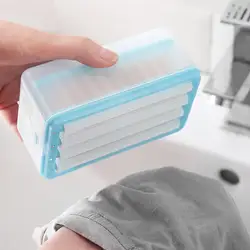 Clothes Cleaning Brush Soap Dispenser Roller Foaming Soap Box Dish with Drain Multifunctional Scrubbing Brush Soap Drain Roller