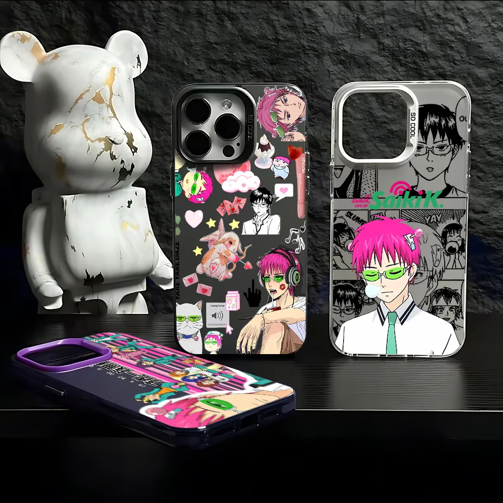 

Matte Shockproof Back Cover Case for Anime Saiki Kusuo Xiaomi Redmi A1 13C 9C 9T Note 7 8 9 9S 10 11 12 13 Pro K60 Ultra 4G 5G