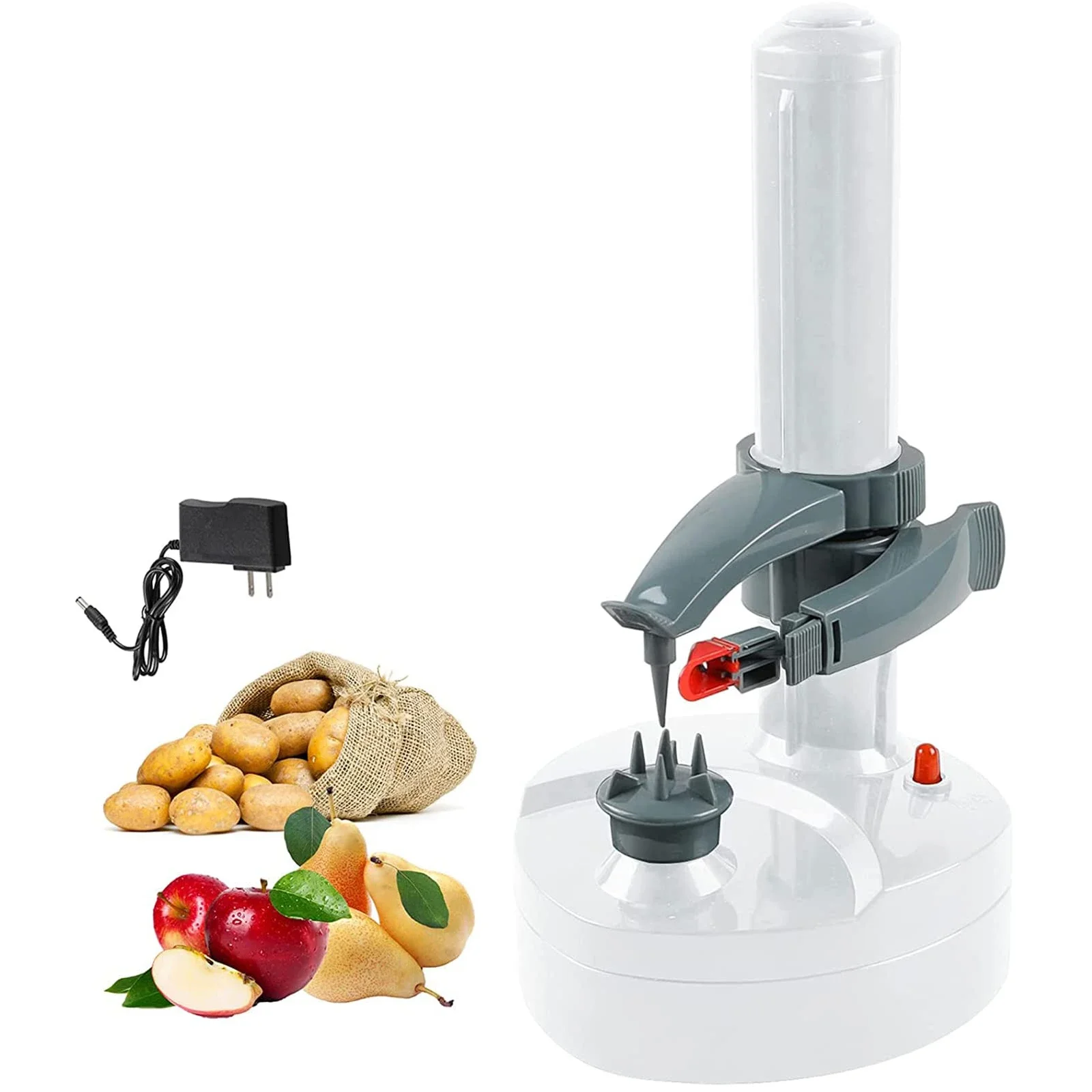 Electric Spiral Potato Peeler Automatic Apple Peeler, Smart Vegetable Fruit Peeler Machine, Kitchen Accessories Peeling Tool