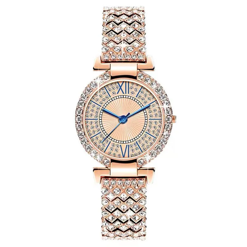 

Fashionable Popular Internet Celebrity Full Diamond Women's Watch Quartz Watch Bracelet Watch Women's Watch