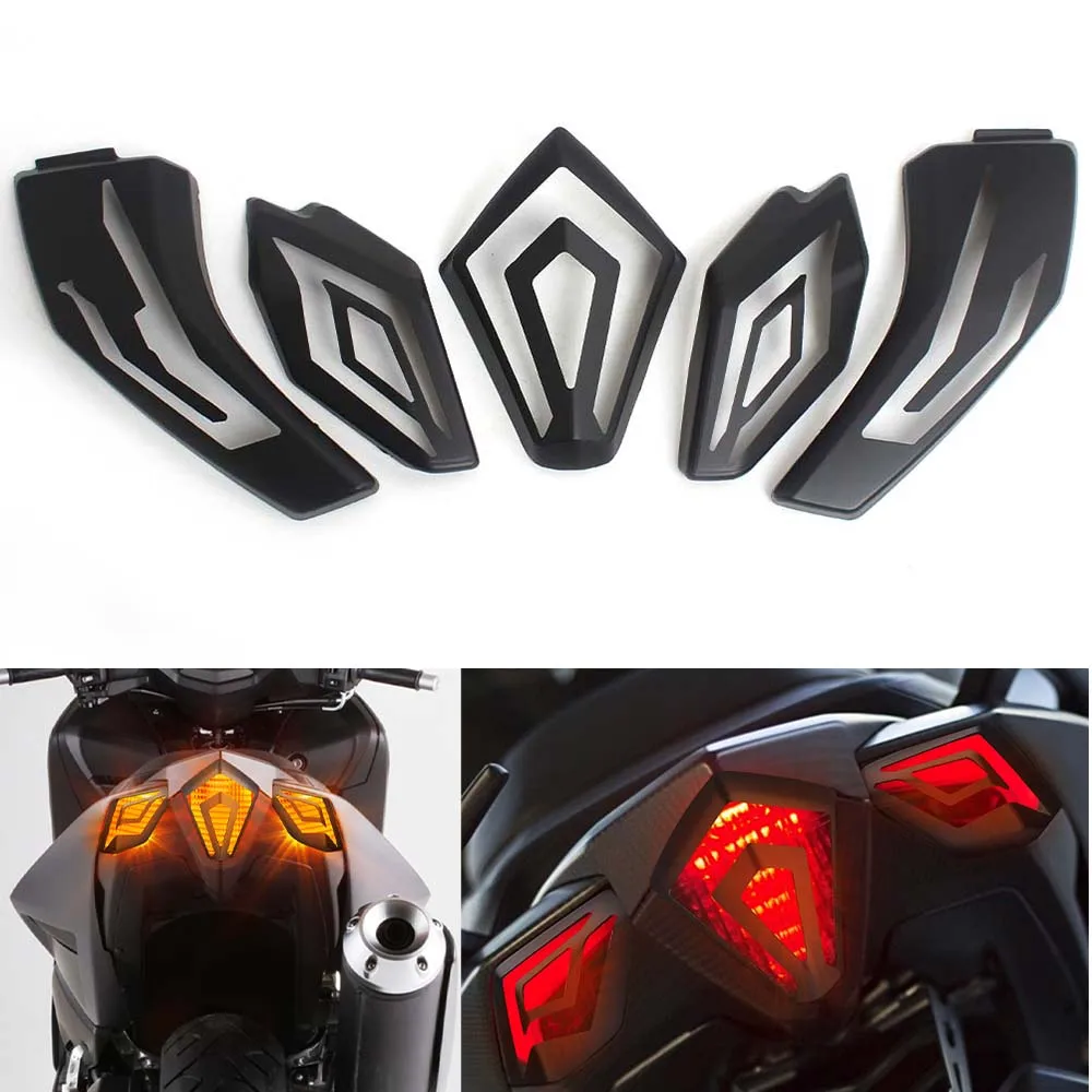 

Front Rear Turn Signal Light Cover Tail Shell Flashing Light Cover Cap For Yamaha T-MAX TMAX530 2012-2016 Motorcycle Accessories