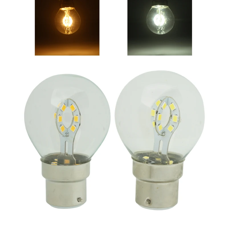 

Ampadas B22 G45 Led Bubble Bulb 5W 110v 220v 12v 24v 36V 48v No flicker Home Hight birght Light Spotlight Indoor Lamp