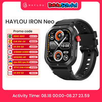 HAYLOU IRON NEO Smartwatch 1.95’’ HD Display 3ATM Waterproof Bluetooth Call 30 Days Battery Life Sport Smart Watch for Outdoor