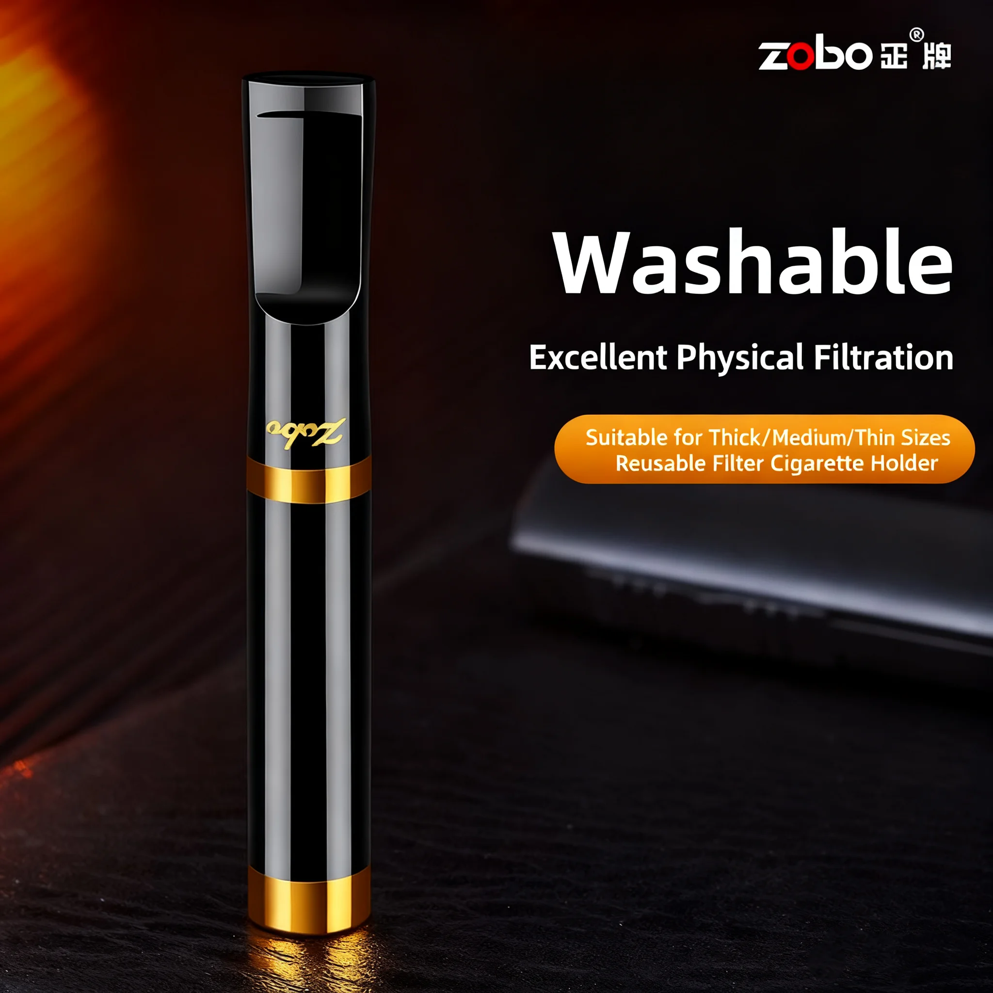 فلتر سجائر ZOBO قابل للغسل لـ King/Regular/100s، منقي دخان قابل لإعادة الاستخدام، هدية للجنسين للمدخنين #1